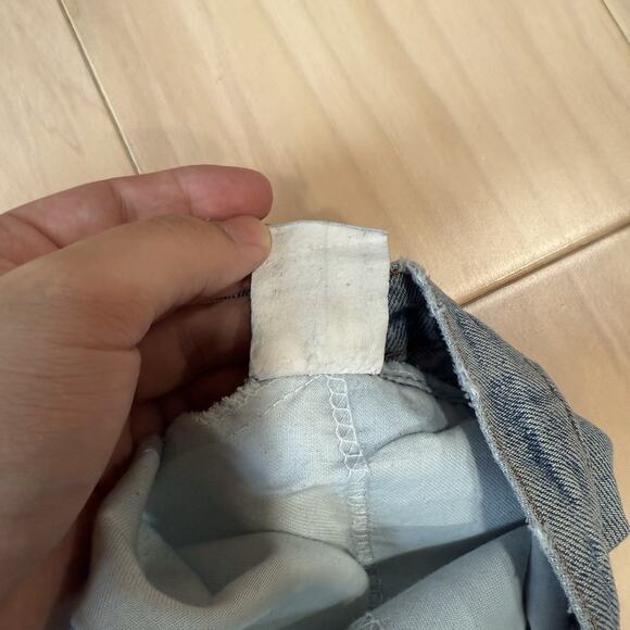 Vintage Levis 517 Jeans 29 Blue Orange Tab 80s Denim Made in USA Boot Cut 0217 - Picture 7 of 11